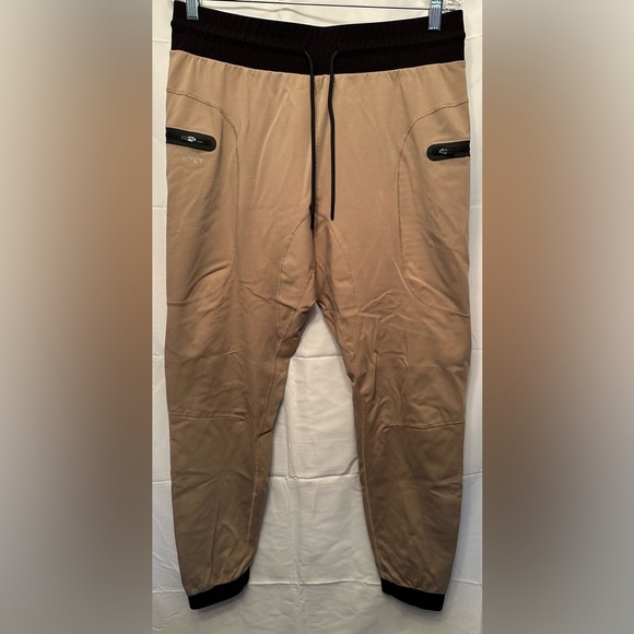 Bylt Basics Mens XL Tan Jogger Tapered Leg Premium Knit Gym Hiking Sweat Pants - Picture 1 of 8